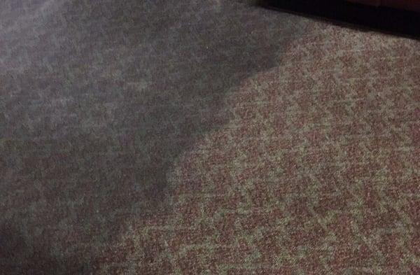 Restaurant carpets looking new after we clean it :)