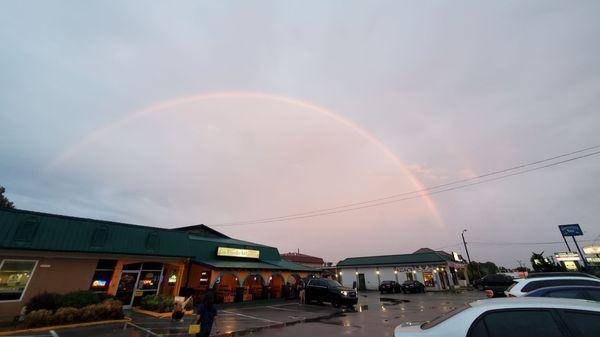 Rainbow over La Fiesta!