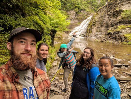 A Couple of Weekend Warriors exploring Robert H. Treman State Park on our "Ithaca is Gorges!" all-inclusive camping experience.