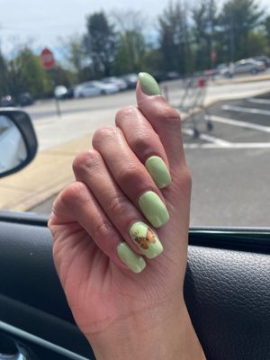 acrylic overlay gel polish