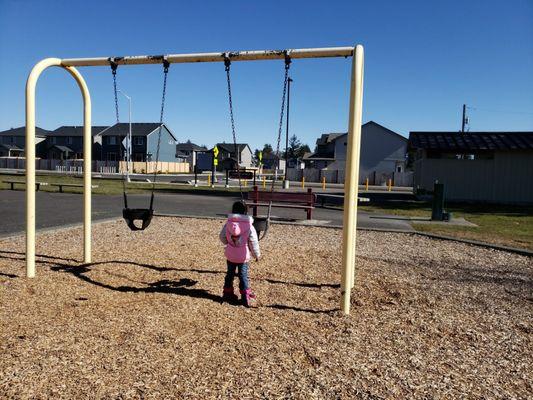 Infant swing set