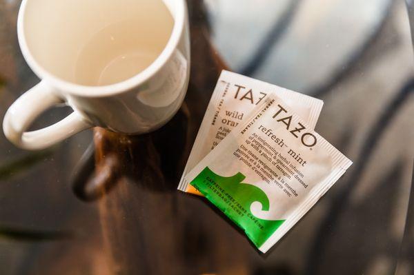 Complimentary Teas to enjoy  during your visit.