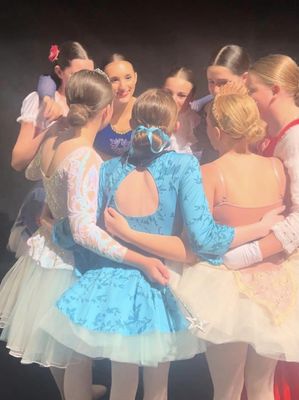 Pep talk before our annual recital!