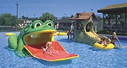 Kiddie slides at Carousel Park Water & Fun Park.