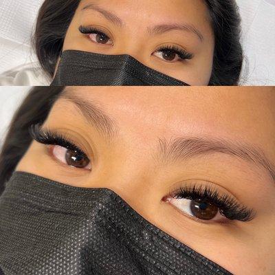 Mega wispy eyelash extensions by Lily Guel at Diosa Artistry