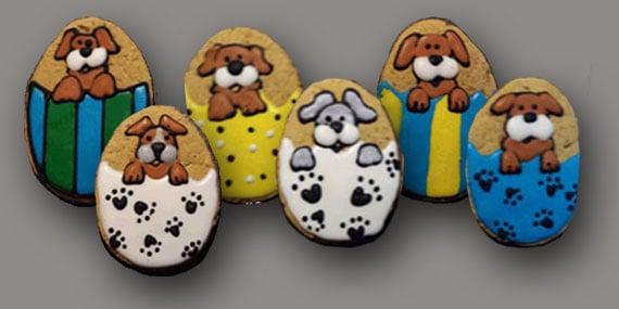 Easter Egg Puppy Dog Cookies