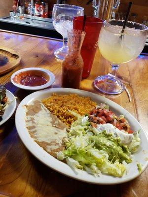 Sides and tasty Margs!