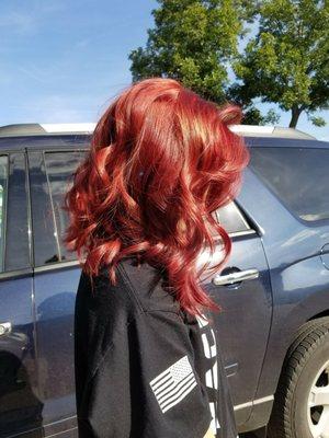 Some of the beautiful an fun colors that Tina did at HALO HAIR STUDIO  let just they Loved it an it looks so awesome on them