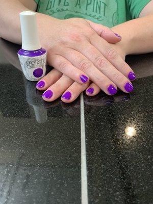 Gelish nail treatment