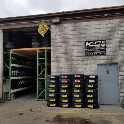 K&C constantly receives new load of tires from all different sizes and prices for your pocket! Ask for the deal of the week..