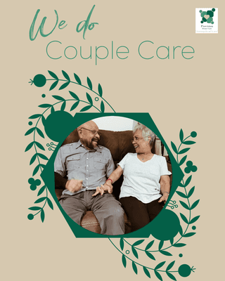 Let's talk couple care. 

We offer couple care with special pricing, where the second partner receives services at a reduced rate.