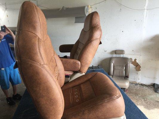 %100 leather ford seats