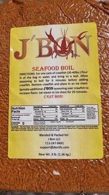 J'Bon have their own seafood boil. It Is GREAT!