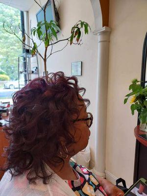 Hair Texturizing & Mixed Color & Curl