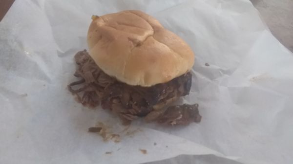 Brisket BBQ Sandwich