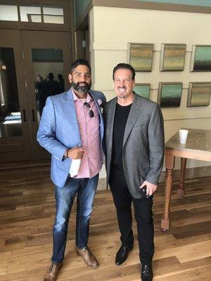 Barry Habib and me at our Realtor Only Event 'Knock out the competition'