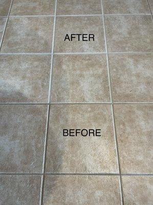 Grout recoloring