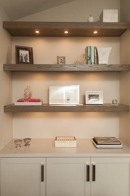 Floating shelves