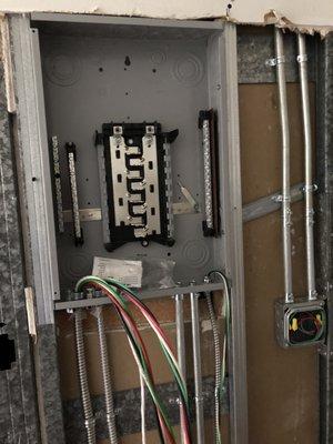 Another apartment with breakers box relocation