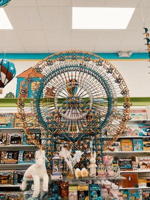 Ferris wheel and more toys.