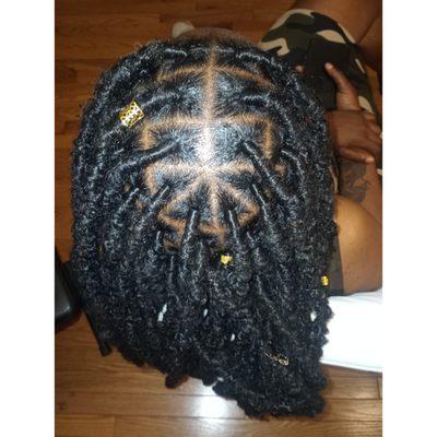 Distressed Faux Locs