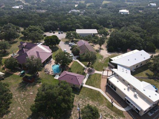 Facility aerial view.