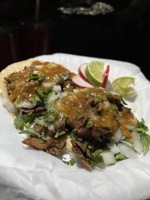 Tacos de Tripa doradita