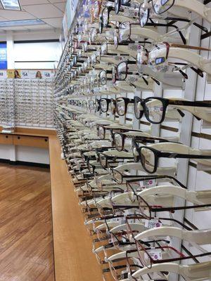 Lots of glasses to pick from