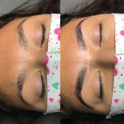 Brow shape and tint