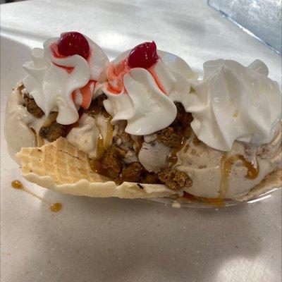 Ice cream nachos