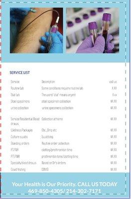 Mobile phlebotomy