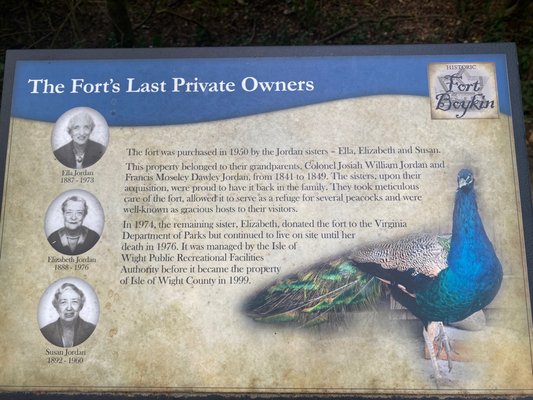 Forts past private owners.