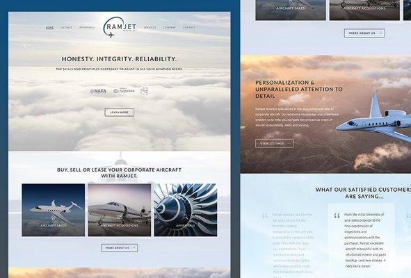 Web Design - www.RamjetAviation.com