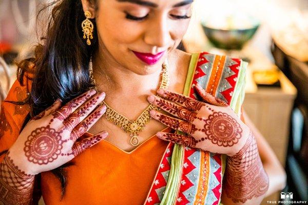 Blushing Bride Mehndi