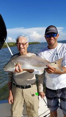 Crystal River Red drum, with Mr Carl Summers