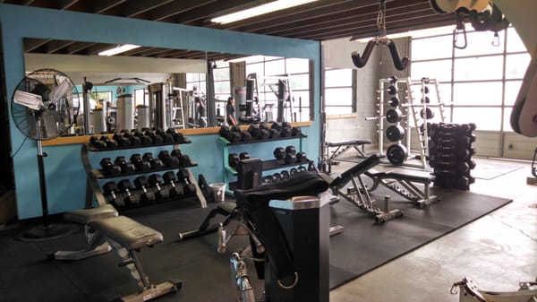 different view of Weight room area