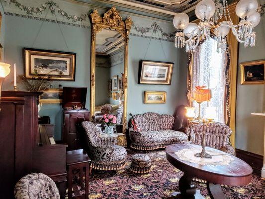 Parlor at James Whitcomb Riley Museum Home & Visitor Center