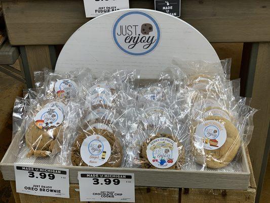 Vegan Cookies from Just Enjoy Bakery in Grand Rapids