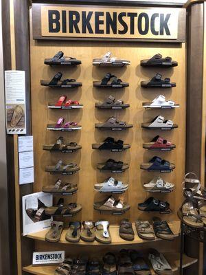 Birkenstock's Chico - helpful, great selection, patient, and good advice on which sandals to purchase