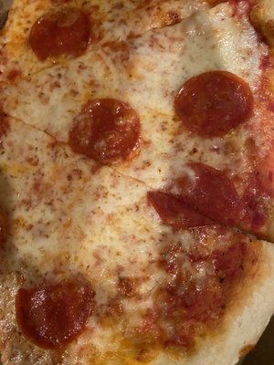 Extra cheese and pepperoni