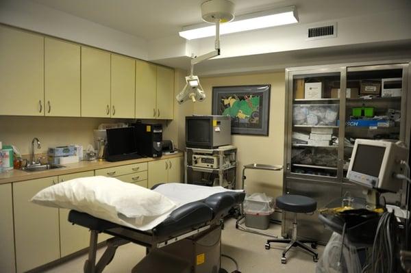 high-tech exam rooms