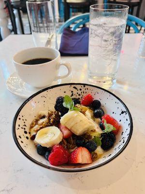 Love the yogurt and granola bowl