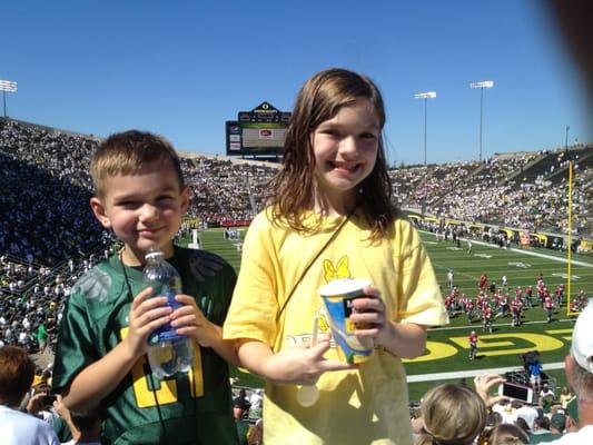 Kids at their first Duck Game!