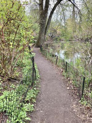 Follow the path when you see the Fishing Sign at the Lake Fishing area! Posted 05/03/21