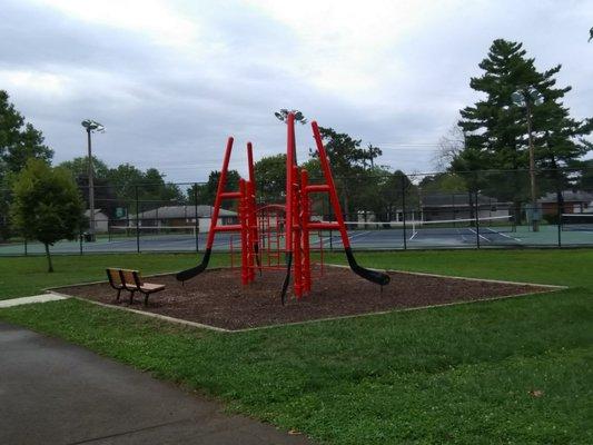 Blue Jackets themed play ground