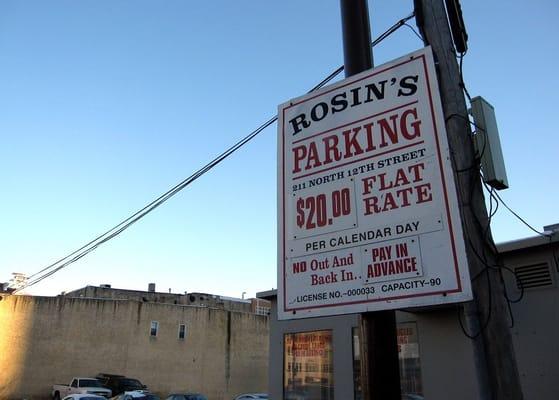 Rosin's Parking