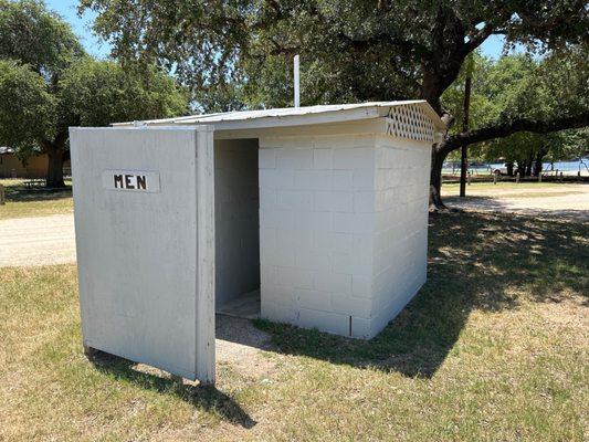 Primitive bathroom (replaced by new bathroom)