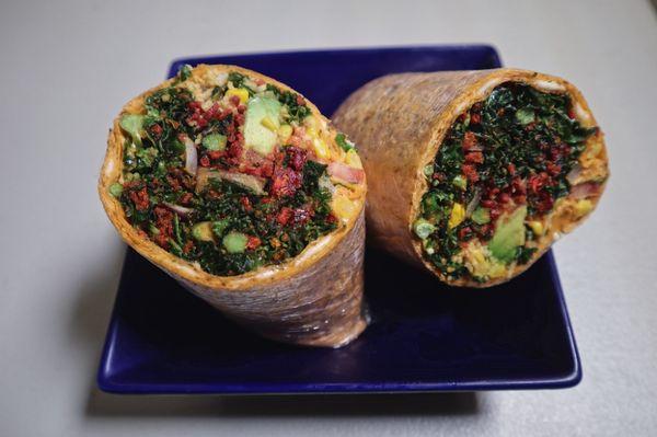 Vegan Kale Wrap...Spicy or Mild anyone??