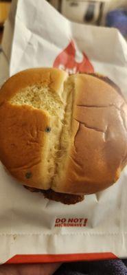 Mold spores on my burger bun