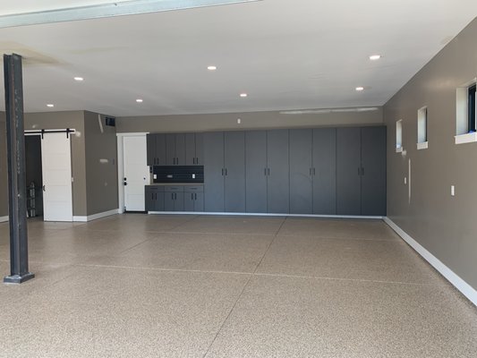 Garage cabinets